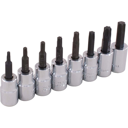 Socket Set, Torx&reg;, 3/8" Drive, 8 Pcs Les Fournitures Industrielles Méga