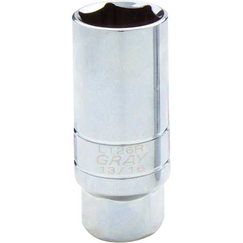 Spark Plug Socket, 3/8" Drive, 13/16" Socket, 1-1/10" L Les Fournitures Industrielles Méga