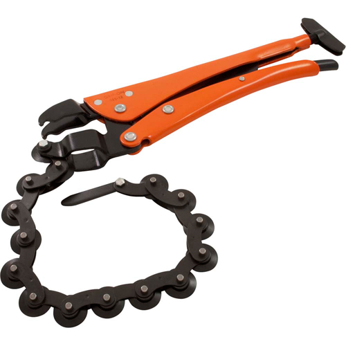 Locking Chain Pipe Cutter Pliers, 12-1/2" Length, Omnium Grip Les Fournitures Industrielles Méga