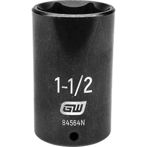 Socket, Impact, 1-1/2", 1/2" Drive, 6 Points, Deep Les Fournitures Industrielles Méga