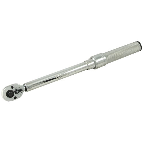 Micrometer Torque Wrench, Click, 3/8" Square Drive, 30 - 250 in-lbs. Les Fournitures Industrielles Méga