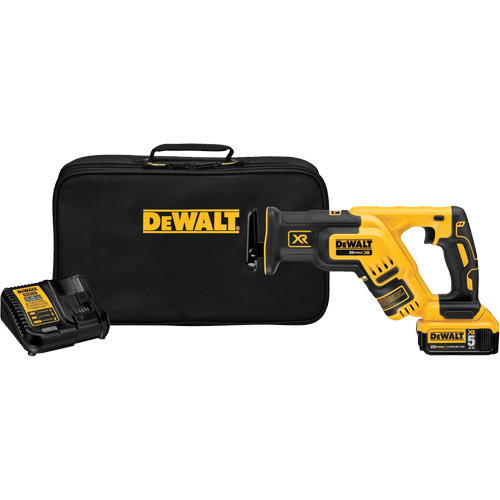 Max XR&reg; Compact Brushless Reciprocating Saw Kit, 20 V, Lithium-Ion Battery, 0-2900 SPM Les Fournitures Industrielles Méga