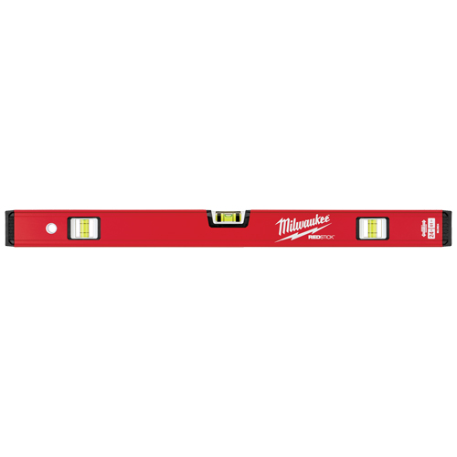 Niveau compact Redstick, Boîte, 2' lo, Acier, 3, Non magn&eacute;tique Les Fournitures Industrielles Méga