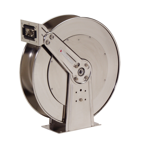 Stainless Steel Hose Reel, Single Hose, 10-1/2" W x 24" D x 25-3/8" H Les Fournitures Industrielles Méga