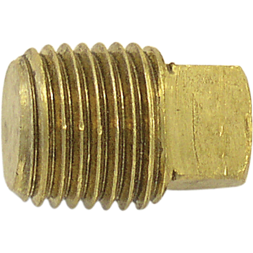 Pipe Plugs (Square Head), 1" Dia., Brass Les Fournitures Industrielles Méga