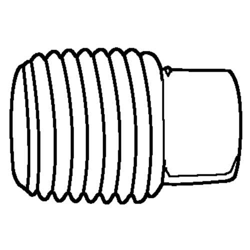 Pipe Plugs (Square Head), 1/8" Dia., Brass Les Fournitures Industrielles Méga