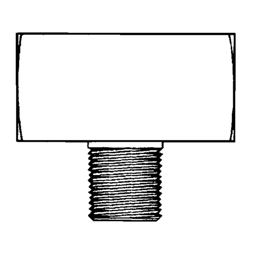Male Branch Tee, Brass, 1/8" Les Fournitures Industrielles Méga