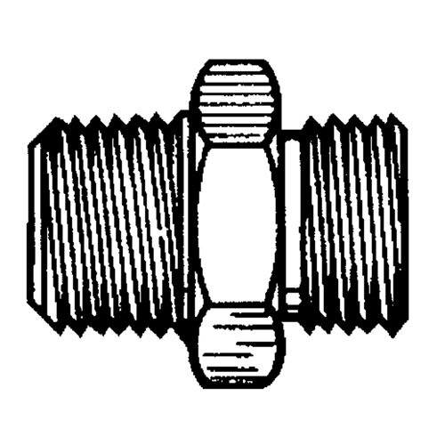 Reducer/Adapter Fitting, 1/4" x 1/8" Dia, Brass Les Fournitures Industrielles Méga