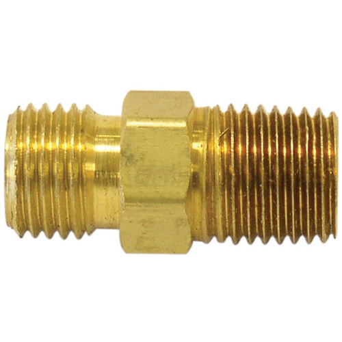 Reducer/Adapter Fitting, 3/8" x 1/4" Dia, Brass Les Fournitures Industrielles Méga