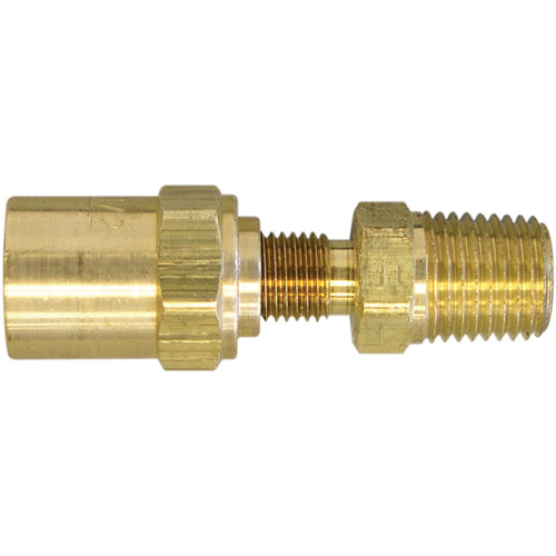 Raccord pour boyau r&eacute;utilisable filetage NPT 1/4", 5/8" dia., Laiton Les Fournitures Industrielles Méga