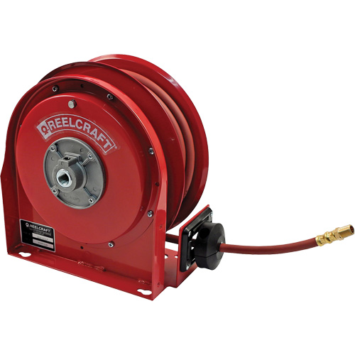 3000 Compact Hose Reel, Air, 1/4" x 25', Single Hose, 300 psi Les Fournitures Industrielles Méga