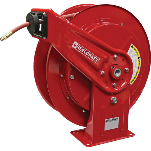 HD70000 Mobile Base Hose Reel, Air/Water, 3/8" x 75', Single Hose, 300 psi Les Fournitures Industrielles Méga