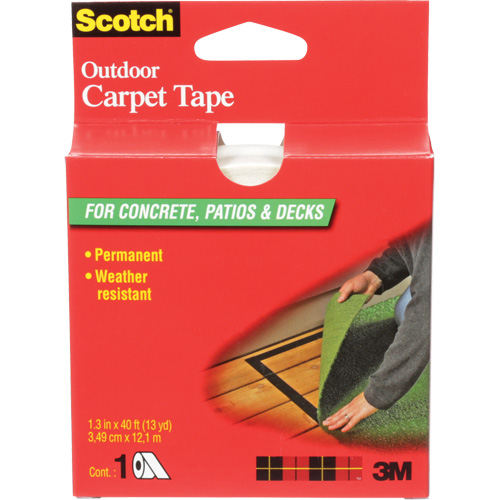 Ruban pour tapis ext&eacute;rieurs Scotch, 35 mm (1-2/5") la x 12,2 m (40') lo Les Fournitures Industrielles Méga