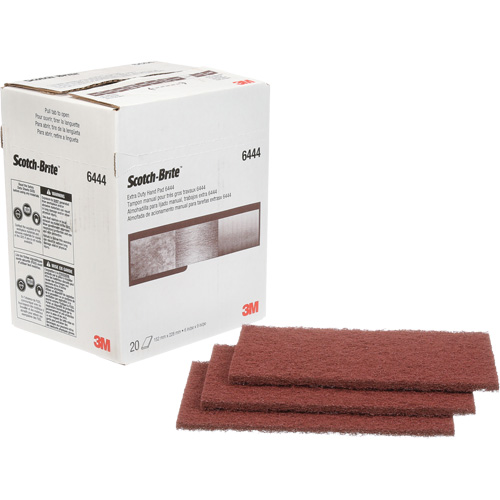 Scotch-Brite Extra-Duty Hand Pad, Aluminum Oxide, 9" x 6", Fine Grit Les Fournitures Industrielles Méga