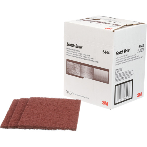 Scotch-Brite Extra-Duty Hand Pad, Aluminum Oxide, 9" x 6", Fine Grit Les Fournitures Industrielles Méga