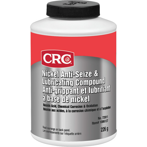 Compos&eacute; lubrifiant antigrippage au nickel, 226 g, 425°F (218°C) temp&eacute;rature efficace max. Les Fournitures Industrielles Méga