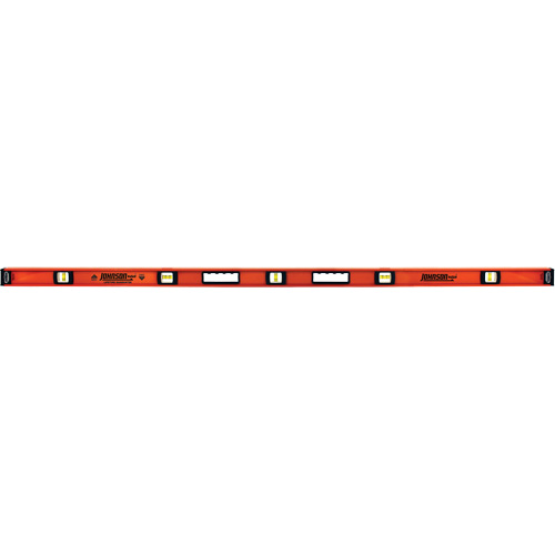 Heavy Duty Level, I-Beam, 72" L, Aluminum, 5, Non-Magnetic Les Fournitures Industrielles Méga