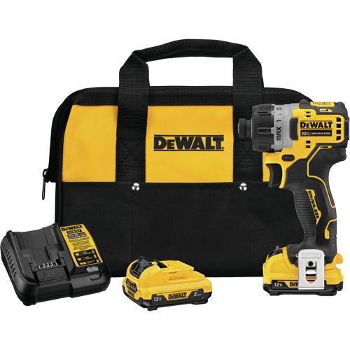 Xtreme Brushless Screwdriver Kit, 1/4", 12 V, 200 UWO Max. Torque, Lithium-Ion Battery Les Fournitures Industrielles Méga