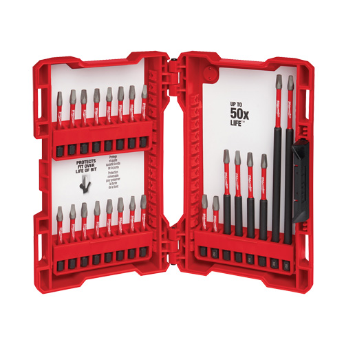 Shockwave Impact Duty Driver Bit Set, 24 Pcs., Square Les Fournitures Industrielles Méga