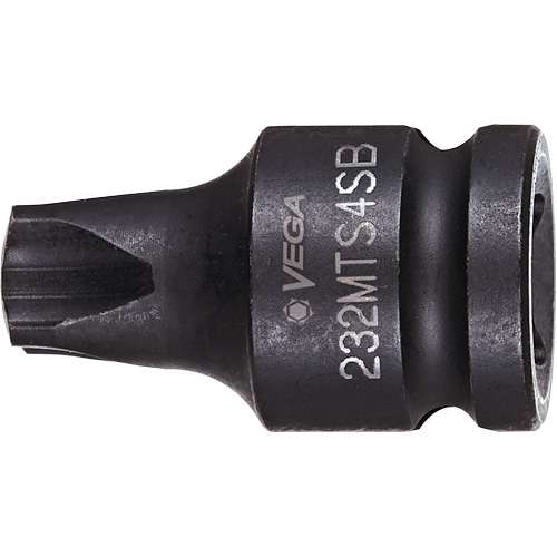 Socket Bit, Mortorq&reg; Super, 4 x 1-1/4" L, 3/8" Drive Les Fournitures Industrielles Méga