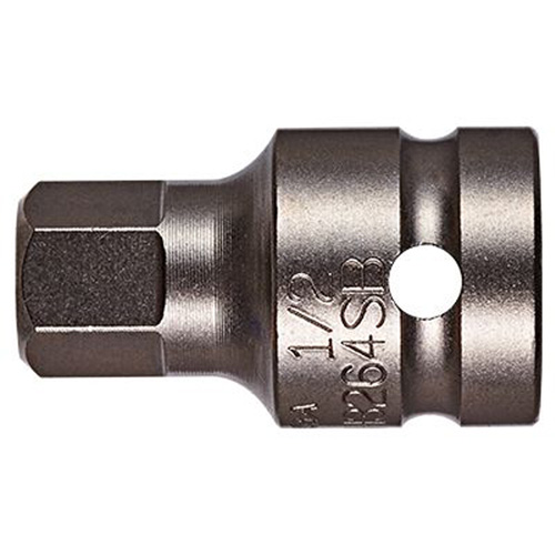 Embout &agrave; ins&eacute;rer, Hexagonale, 6 mm x 1-1/2" lo, Prise 1/2" Les Fournitures Industrielles Méga