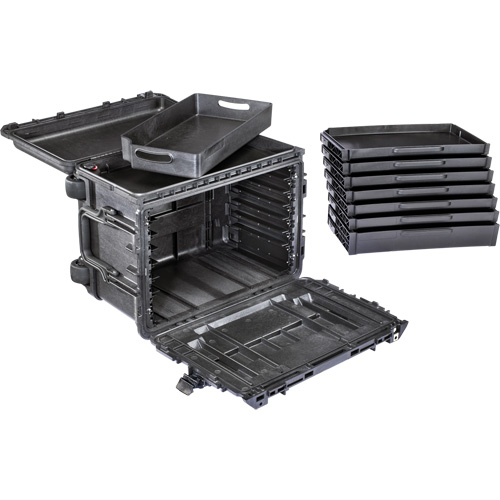 Gen 2 Mobile Tool Chest, 24" W, 6 Drawers, Black Les Fournitures Industrielles Méga