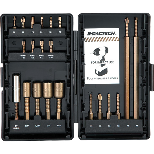 Impactech&reg; Driver Bit Set Les Fournitures Industrielles Méga