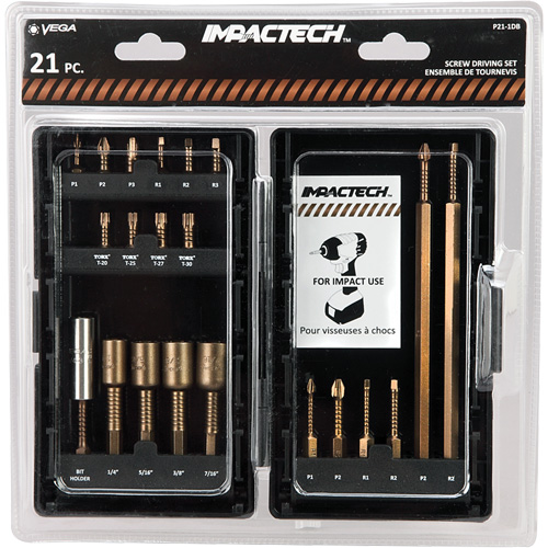 Impactech&reg; Driver Bit Set Les Fournitures Industrielles Méga