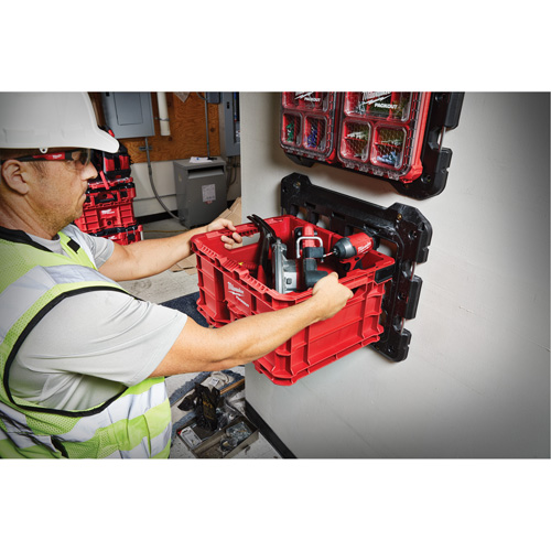 Packout Crate, 15-2/5" x 18-3/5" x 9-9/10", Red Les Fournitures Industrielles Méga