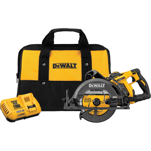 Trousse de scie de type &agrave; cr&eacute;maill&egrave;re FlexVolt, 7-1/4", 60 V Les Fournitures Industrielles Méga