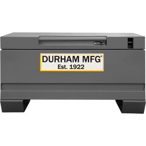 Jobsite Storage Box, 32" x 19" x 17-13/16", Steel, Grey Les Fournitures Industrielles Méga