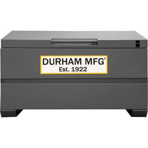 Jobsite Storage Box, 48" x 24" x 27-13/16", Steel, Grey Les Fournitures Industrielles Méga