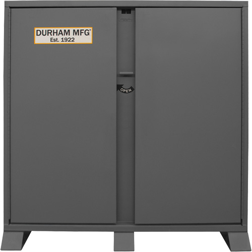 Jobsite Storage Shelving Cabinet, Steel, 47.5 Cubic Feet, Grey Les Fournitures Industrielles Méga
