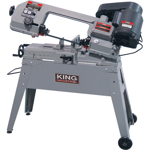 Metal Cutting Band Saw, Horizontal/Vertical, 5" Round and 4-1/2" x 6" Rectangular Cutting Capacity Les Fournitures Industrielles Méga