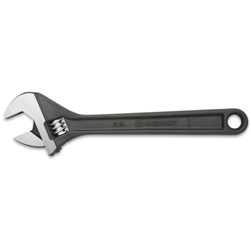 Cl&eacute; &agrave; molette, 10" lo, la max. 1-5/16", Oxyde noir Les Fournitures Industrielles Méga
