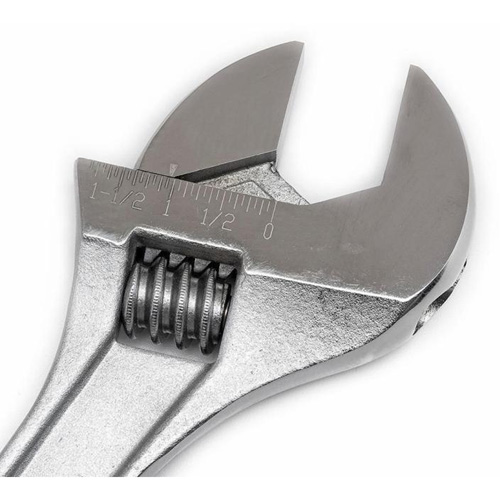 Cl&eacute; &agrave; molette, 15" lo, la max. 1-11/16", Chrome Les Fournitures Industrielles Méga