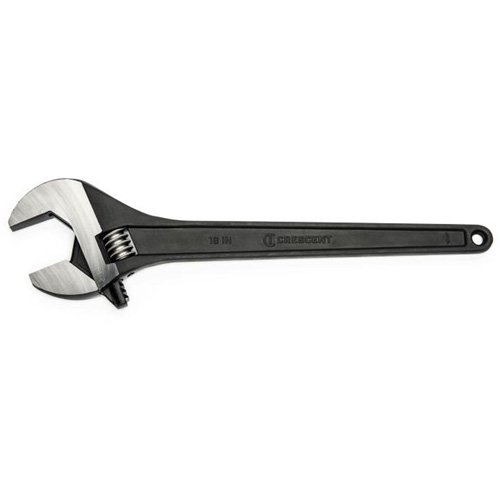 Adjustable Wrench, 18" L, 2" Max Width, Black Les Fournitures Industrielles Méga