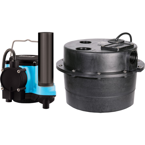 Drainosaur&reg; Sump Pump, 29 GPM, 115 V, 9 A, 1/3 HP Les Fournitures Industrielles Méga
