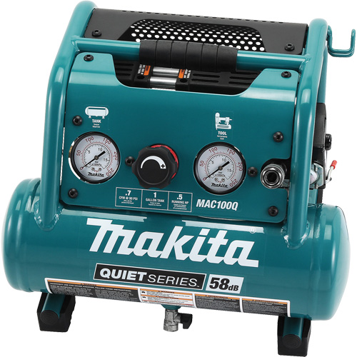 Quiet Series Air Compressor, Electric, 1 Gal. (1.2 US Gal), 135 PSI, 120/1 V Les Fournitures Industrielles Méga
