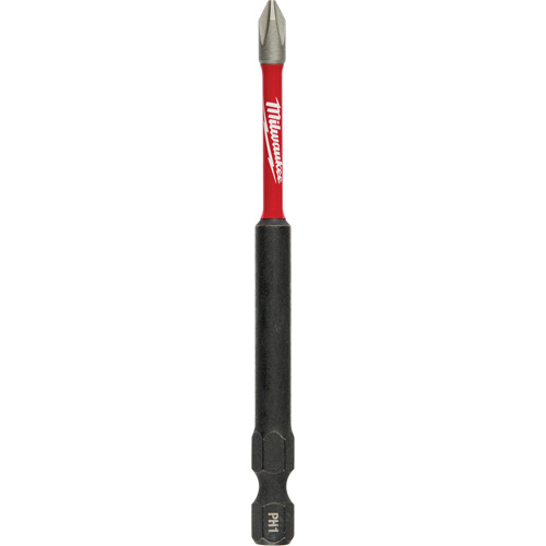 Embouts &agrave; percussion Shockwave Impact-Duty, Phillips, Embout #1, Prise 1/4", Longueur 3-1/2" Les Fournitures Industrielles Méga