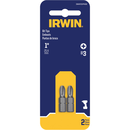 Insert Bits, Phillips, #3, 1/4" Drive Les Fournitures Industrielles Méga