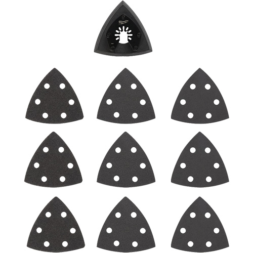Ensemble pour patin de ponçage triangulaire 3-1/2" Open-Lok Les Fournitures Industrielles Méga