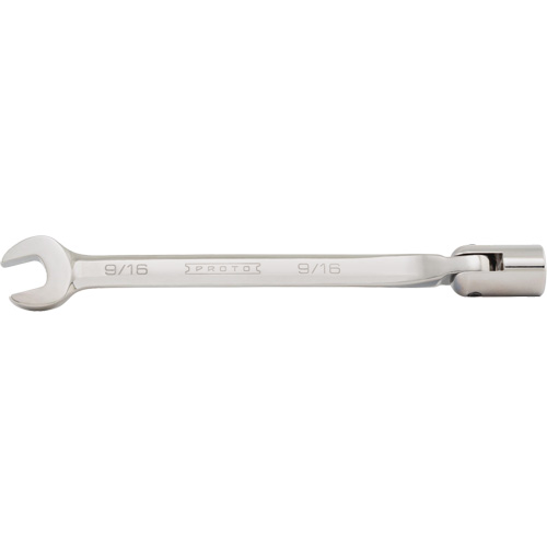 Cl&eacute; mixte &agrave; t&ecirc;te flexible, 12 pans, 3/8", Fini Satin Les Fournitures Industrielles Méga