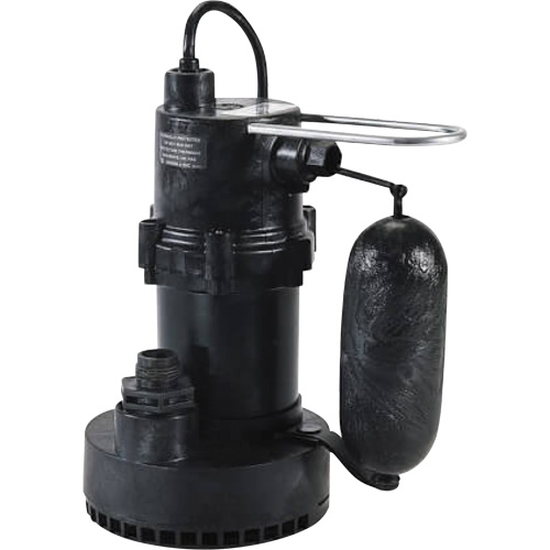 5.5 Series Sump Pump, 35 GPM, 115 V, 3.5 A, 1/4 HP Les Fournitures Industrielles Méga