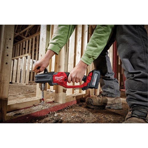 Perceuse &agrave; angle droit M18 Fuel Hole Hawg (outil seulement), 18 V, Mandrin 1/2", Lithium-ion Les Fournitures Industrielles Méga
