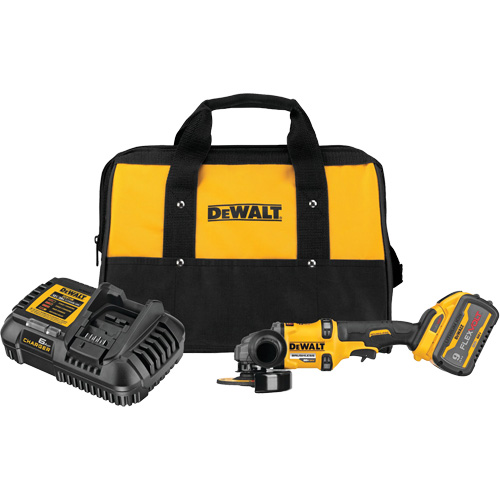 FlexVolt&reg; Max Brushless Grinder with Kickback Brake Kit, 4-1/2" - 6" Wheel, 60 V Les Fournitures Industrielles Méga