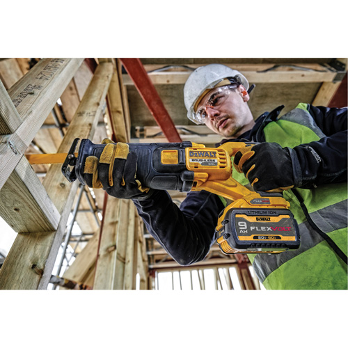 Scie alternative sans balai Max FlexVolt (outil seulement), 60 V, Lithium-ion Bloc-pile, 0-3000 coups/min Les Fournitures Industrielles Méga