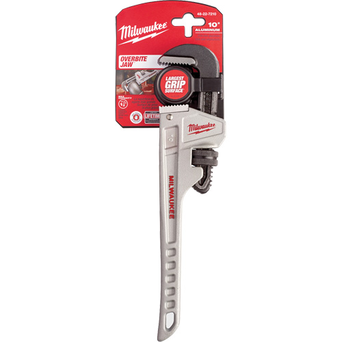 Pipe Wrench, 1-1/2" Jaw Capacity, 10" Long, Ergonomic Handle Les Fournitures Industrielles Méga