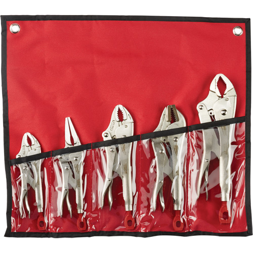 Torque Lock Locking Pliers Kit, 5 Pieces Les Fournitures Industrielles Méga