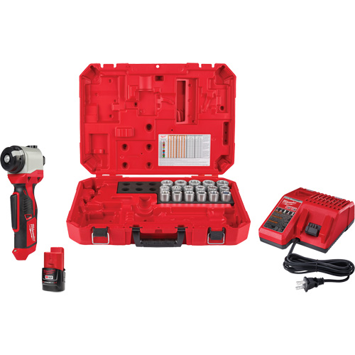Trousse de pince &agrave; d&eacute;nuder M12 avec 17 bagues en cuivre THHN/XHHW Les Fournitures Industrielles Méga